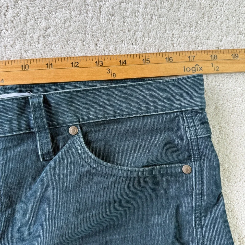Carve Designs Oahu Cord Shorts Womens 8 Vintage Blue Raw Hem Corduroy 12544